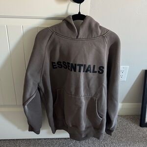 Fear of God Essentials Taupe Men's Hoodie